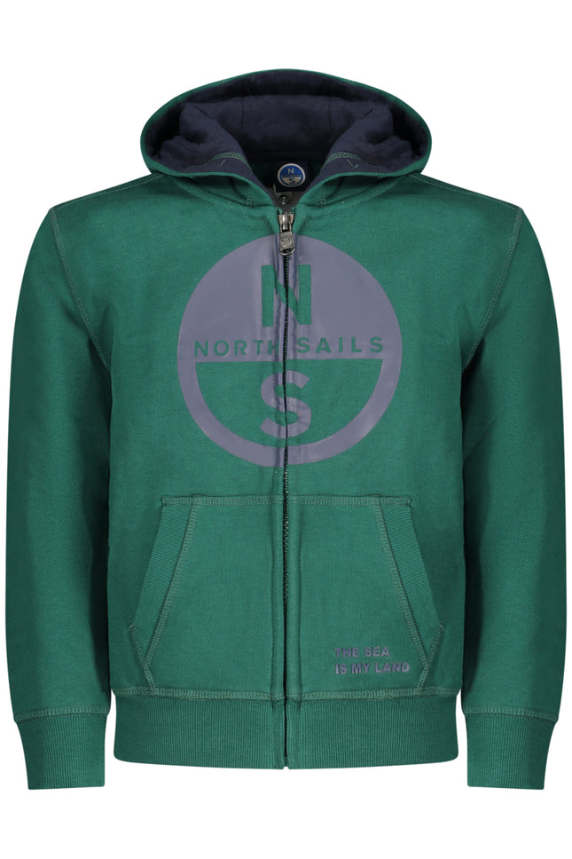 NORTH SAILS CHILDREN'S GREEN ZIP-UP SWEATSHIRT-0