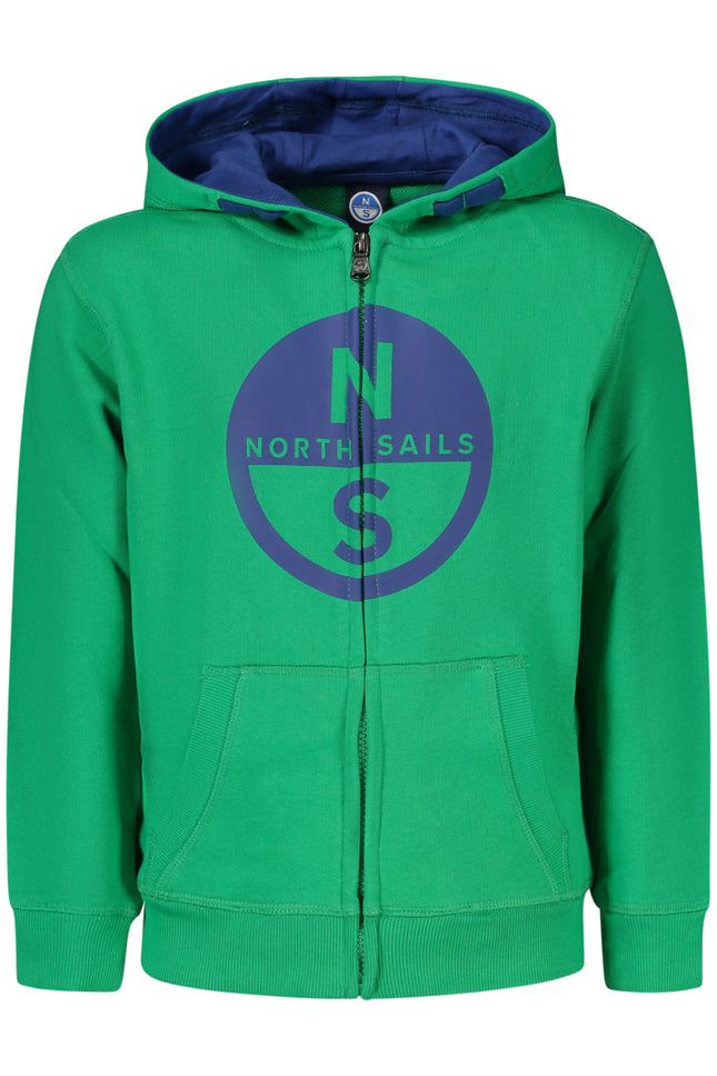 NORTH SAILS CHILDREN'S GREEN ZIP-UP SWEATSHIRT-0