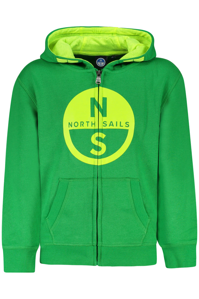 NORTH SAILS CHILDREN'S ZIP-UP SWEATSHIRT GREEN-0