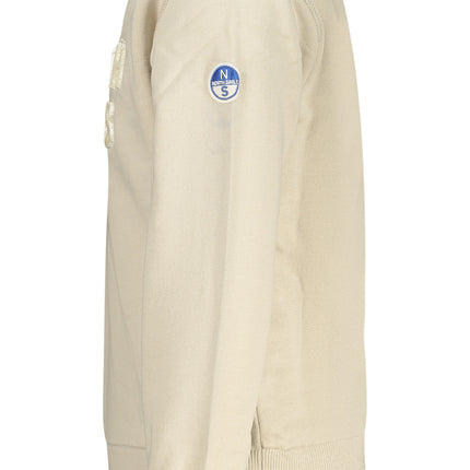 NORTH SAILS CHILDREN'S ZIP-UP SWEATSHIRT, BEIGE-2
