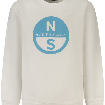 NORTH SAILS CHILDREN'S ZIP-UP SWEATSHIRT, WHITE-0
