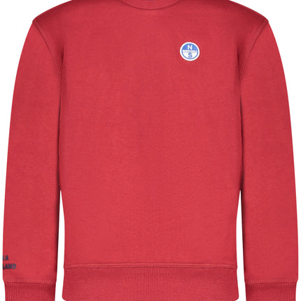 NORTH SAILS CHILDREN'S RED ZIP-UP SWEATSHIRT-0