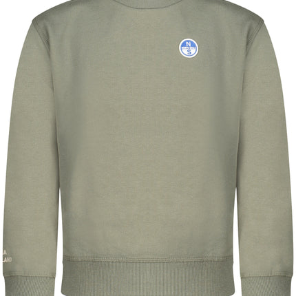 NORTH SAILS CHILDREN'S ZIP-UP SWEATSHIRT, GREEN-0