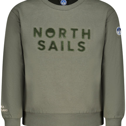 NORTH SAILS CHILDREN'S ZIP-UP SWEATSHIRT, GREEN-0