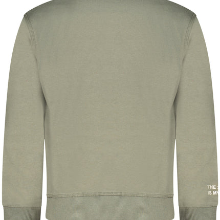 NORTH SAILS CHILDREN'S ZIP-UP SWEATSHIRT, GREEN-1