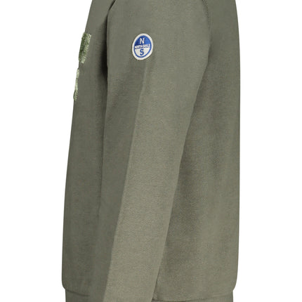NORTH SAILS CHILDREN'S ZIP-UP SWEATSHIRT, GREEN-2