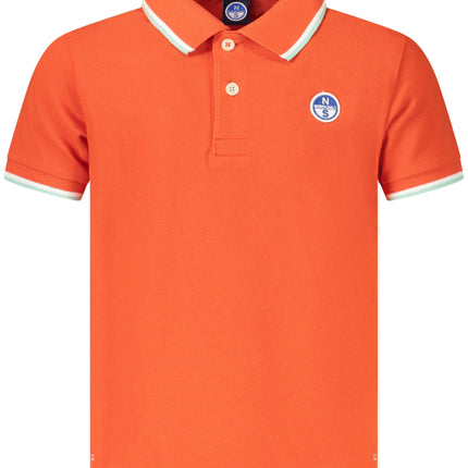 NORTH SAILS KIDS' SHORT-SLEEVE POLO SHIRT, ORANGE-0