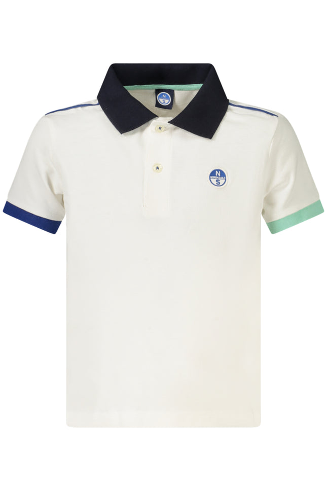 NORTH SAILS CHILDREN'S SHORT-SLEEVED POLO SHIRT, WHITE-0