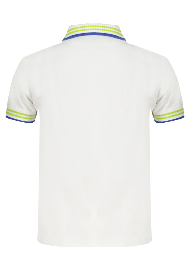 NORTH SAILS WHITE SHORT SLEEVED POLO SHIRT FOR CHILDREN-1