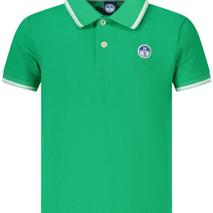 NORTH SAILS CHILDREN'S SHORT-SLEEVED POLO SHIRT, GREEN-0