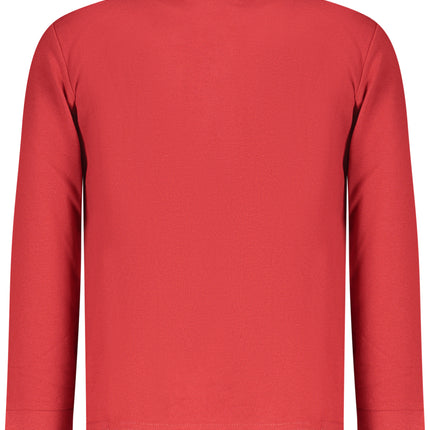 NORTH SAILS KIDS' LONG-SLEEVED POLO SHIRT, RED-1