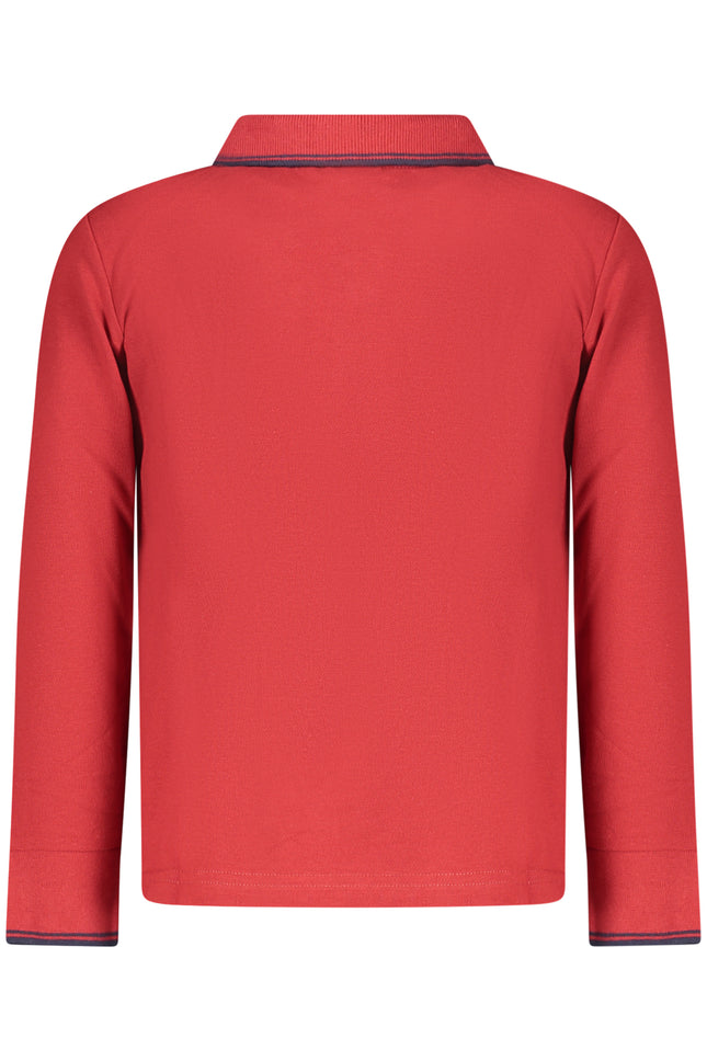 NORTH SAILS KIDS' LONG-SLEEVED POLO SHIRT, RED-1