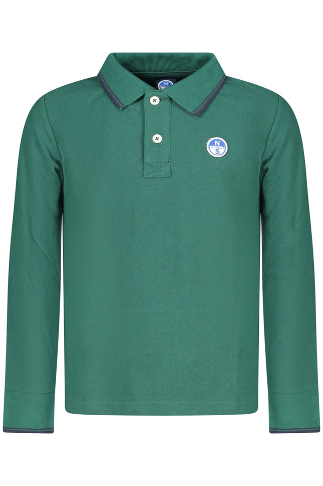 NORTH SAILS CHILDREN'S LONG-SLEEVED POLO SHIRT, GREEN-0
