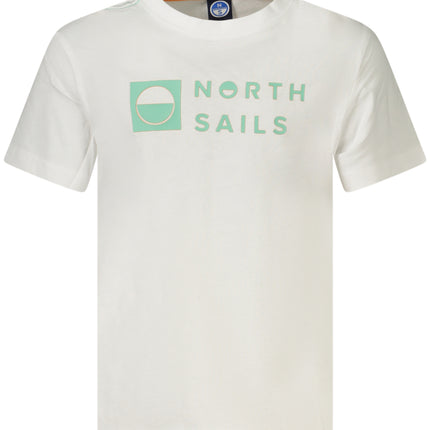 NORTH SAILS SHORT-SLEEVED T-SHIRT FOR CHILDREN, WHITE-0