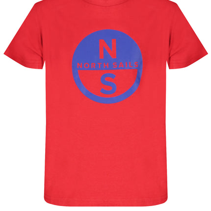 NORTH SAILS SHORT SLEEVED T-SHIRT FOR CHILDREN RED-0