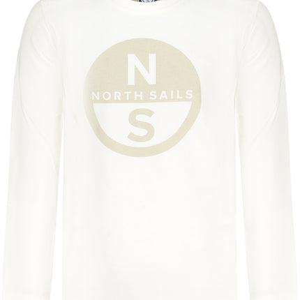 NORTH SAILS LONG-SLEEVED T-SHIRT FOR KIDS, WHITE-0