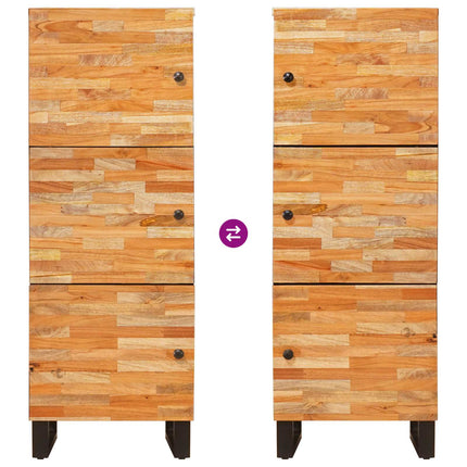 Opberg Highboard Bruin 40 X 33 X 110 Cm Massief Mango Hout - XdropX