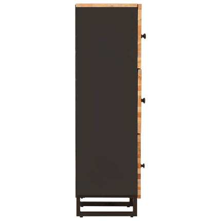 Opberg Highboard Bruin 40 X 33 X 110 Cm Massief Mango Hout - XdropX