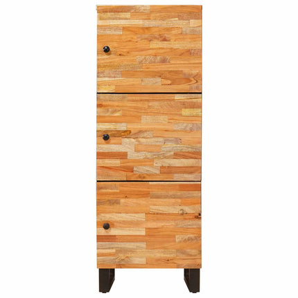 Opberg Highboard Bruin 40 X 33 X 110 Cm Massief Mango Hout - XdropX