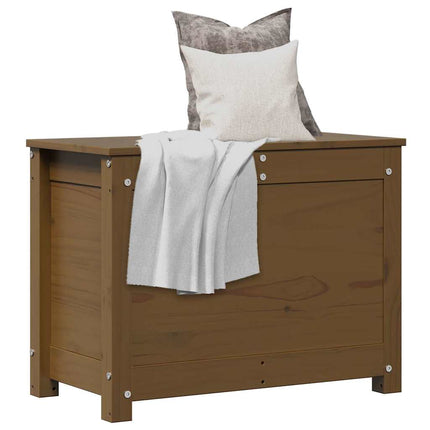 Opbergbox 60X32X45,5 Cm Massief Grenenhout - XdropX