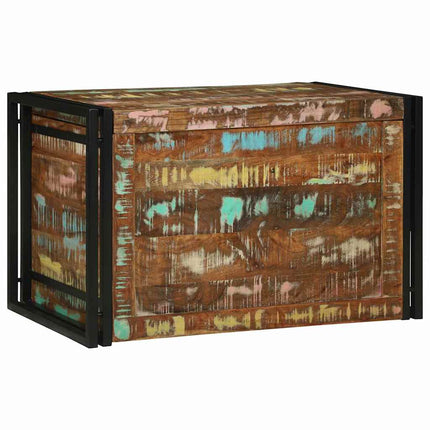 Opbergbox Bruin En Zwart Massief Mango Hout - XdropX