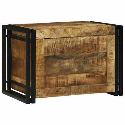 Opbergbox Bruin En Zwart Massief Mango Hout - XdropX