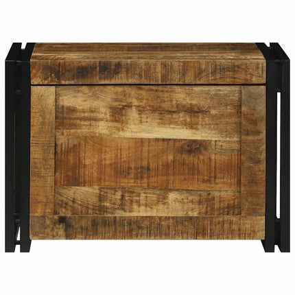 Opbergbox Bruin En Zwart Massief Mango Hout - XdropX