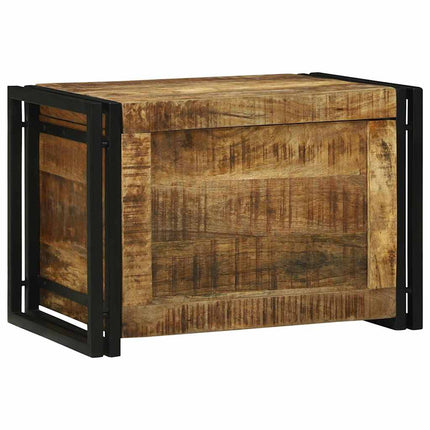Opbergbox Bruin En Zwart Massief Mango Hout - XdropX