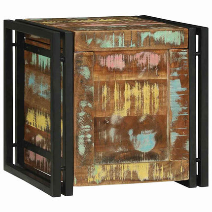 Opbergbox Bruin En Zwart Massief Mango Hout - XdropX