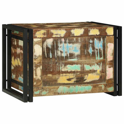 Opbergbox Bruin En Zwart Massief Mango Hout - XdropX
