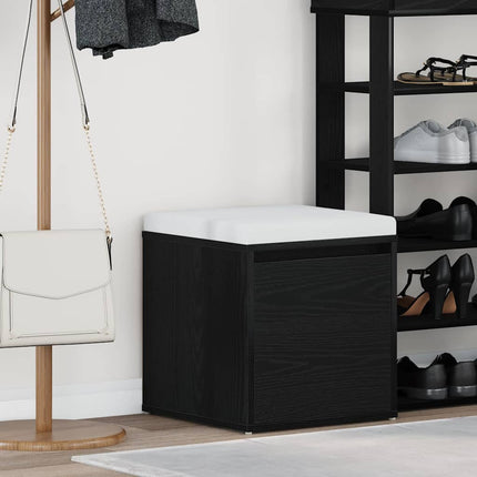 Opbergbox Met Lade 40,5X40X40 Cm Bewerkt Hout Artisanaal Eiken - XdropX