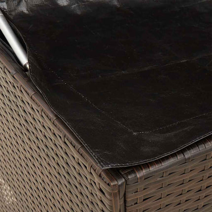 Opbergbox Voor Buiten 100X55X55,5 Cm Poly Rattan - XdropX