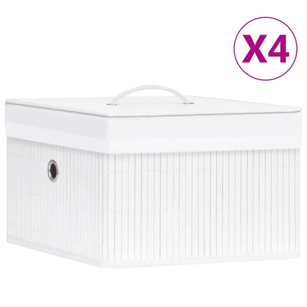 Opbergboxen 4 St Bamboe - XdropX