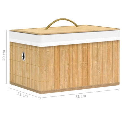 Opbergboxen 4 St Bamboe - XdropX