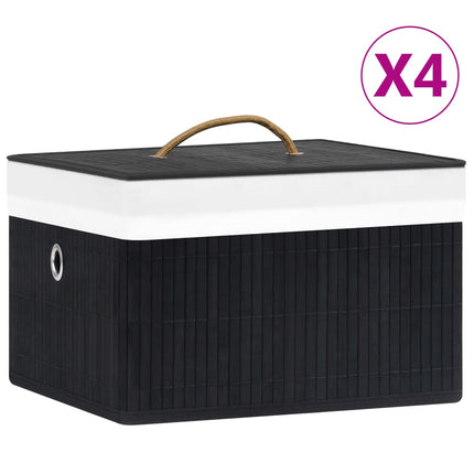 Opbergboxen 4 St Bamboe - XdropX
