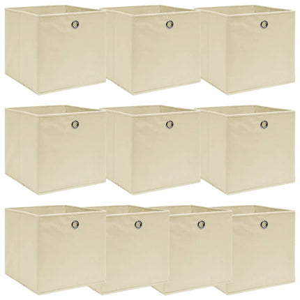 Opbergboxen Met Deksel 32X32X32 Cm Stof Paars - XdropX