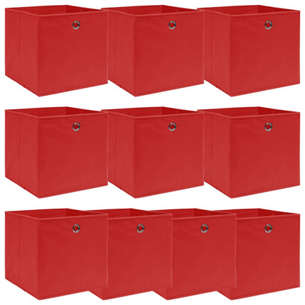 Opbergboxen Met Deksel 32X32X32 Cm Stof Paars - XdropX
