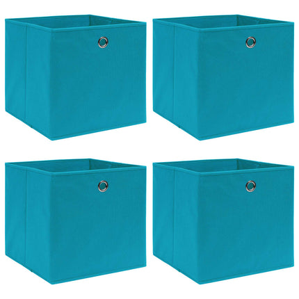 Opbergboxen Met Deksel 32X32X32 Cm Stof Paars - XdropX