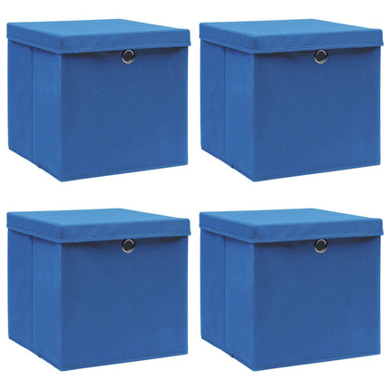 Opbergboxen Met Deksel 32X32X32 Cm Stof Paars - XdropX
