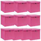 10 / Roze met deksels