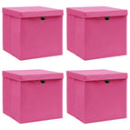 4 / Roze met deksels