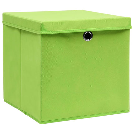 Opbergboxen Met Deksel 32X32X32 Cm Stof Paars - XdropX