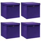 4 / Paars met deksels