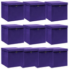 10 / Paars met deksels
