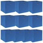 10 / Blauw zonder deksels
