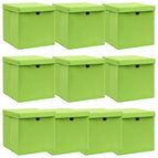 10 / Groen met deksels