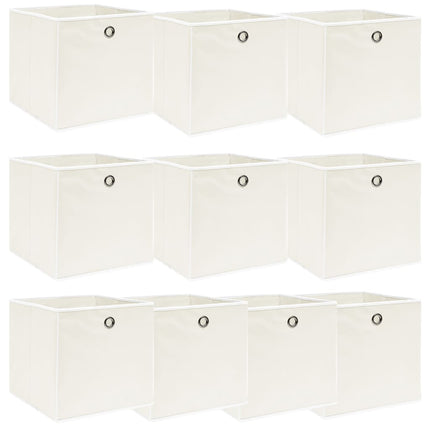 Opbergboxen Met Deksel 32X32X32 Cm Stof Paars - XdropX