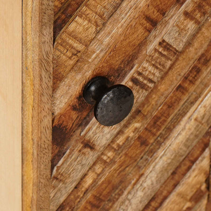 Opbergkasten Bruin 40 X 33,5 X 110 Cm Massief Mango Hout - XdropX