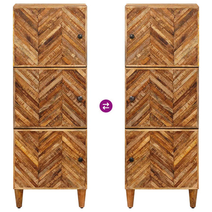 Opbergkasten Bruin 40 X 33,5 X 110 Cm Massief Mango Hout - XdropX