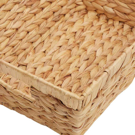 Opbergmanden 2 St Waterhyacint 38 X 28 X 15 Cm Naturel - XdropX